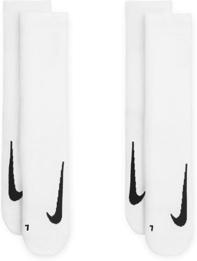 Nike Multiplier Crew Sokken (2 paar) Wit - Foto 3