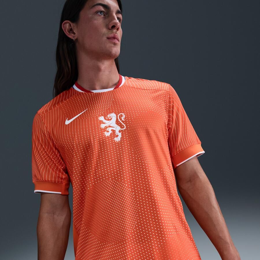 Nike Nederland 2025 Stadium Thuis (vrouwenelftal) Dri-FIT replicavoetbalshirt voor heren Oranje - Foto 4