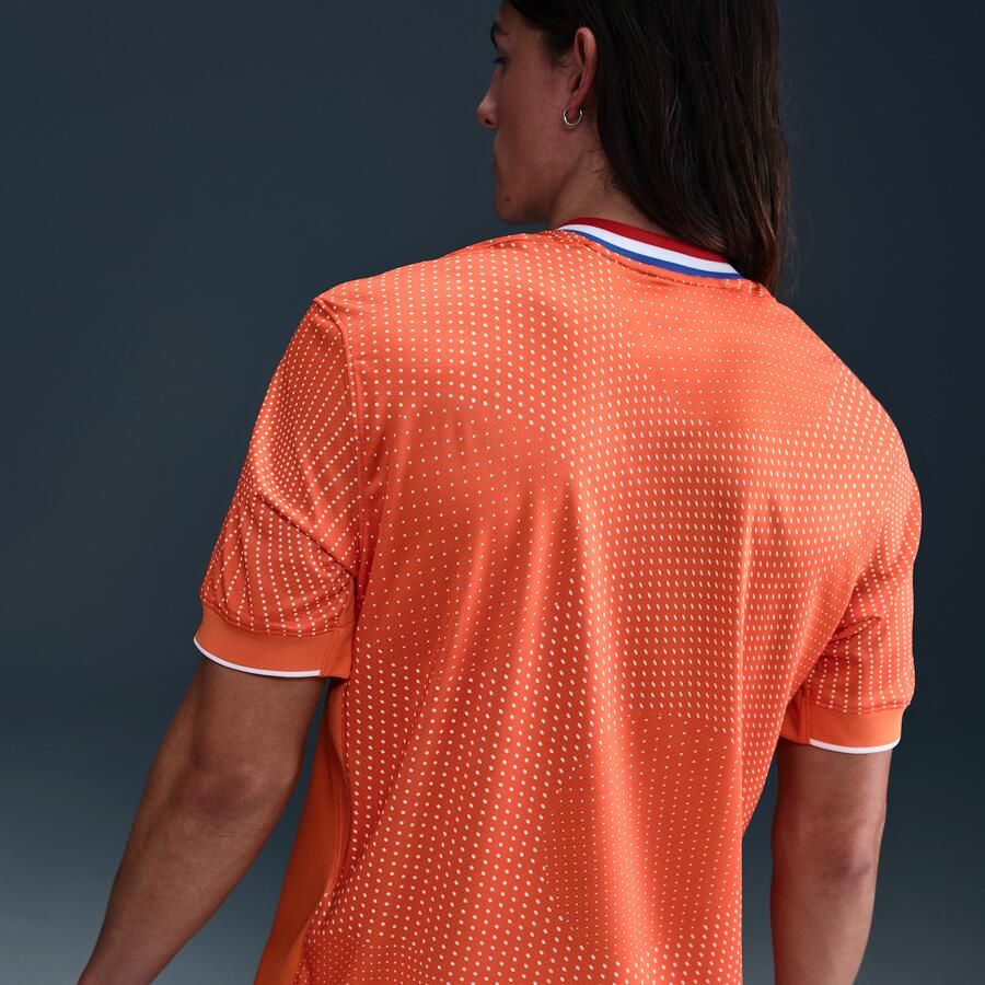 Nike Nederland 2025 Stadium Thuis (vrouwenelftal) Dri-FIT replicavoetbalshirt voor heren Oranje