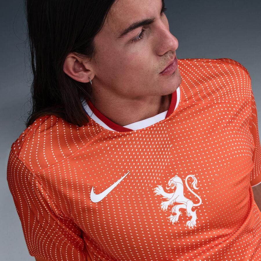 Nike Nederland 2025 Stadium Thuis (vrouwenelftal) Dri-FIT replicavoetbalshirt voor heren Oranje - Foto 2