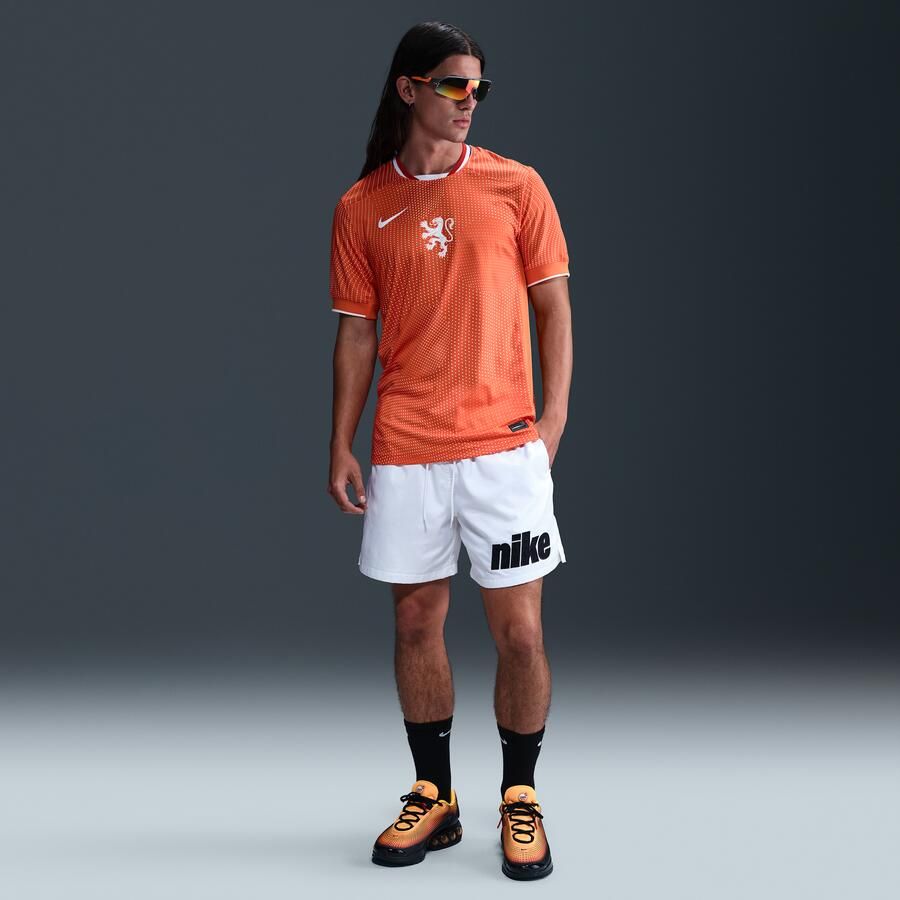 Nike Nederland 2025 Stadium Thuis (vrouwenelftal) Dri-FIT replicavoetbalshirt voor heren Oranje - Foto 3