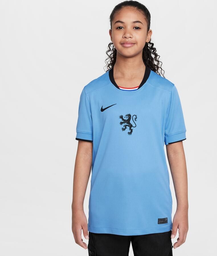Nike Nederland 2025 Stadium Uit ( enelftal) Dri-FIT replicavoetbalshirt voor kids Blauw - Foto 4