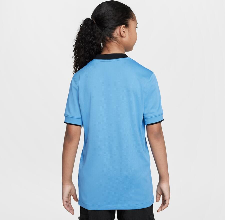 Nike Nederland 2025 Stadium Uit ( enelftal) Dri-FIT replicavoetbalshirt voor kids Blauw - Foto 3
