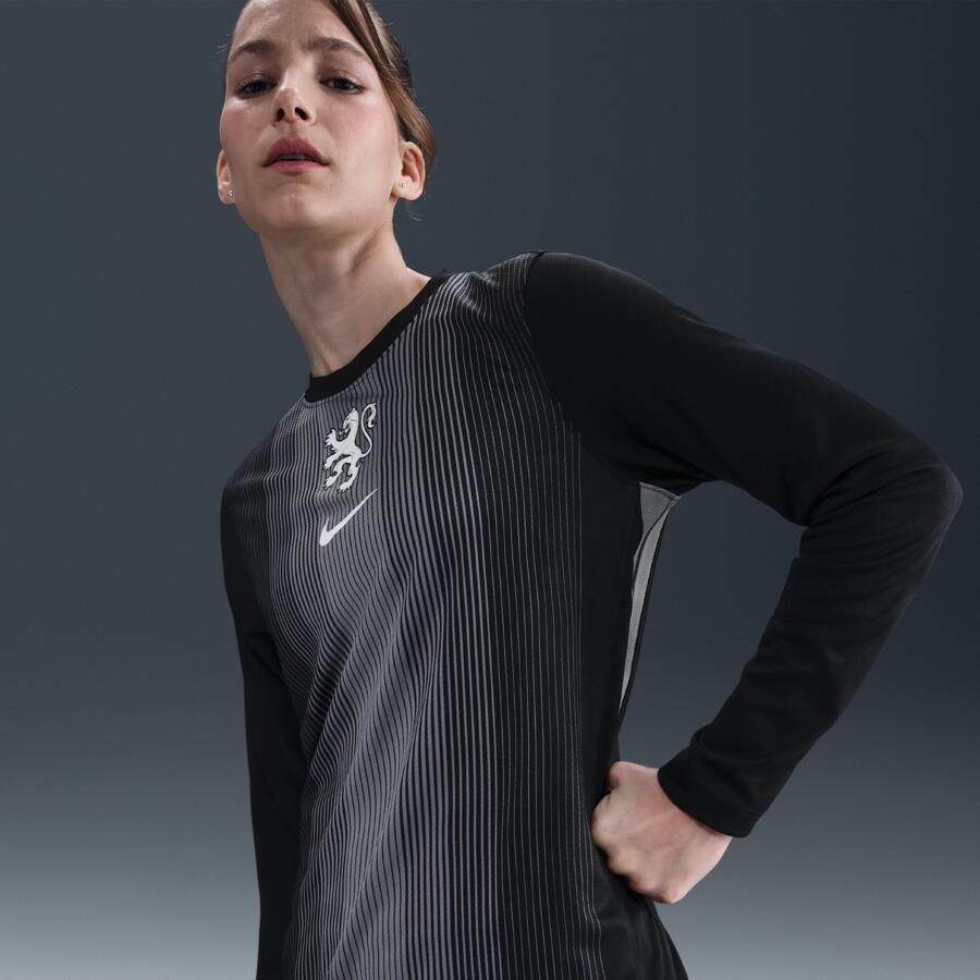 Nike Nederland 2025 26 Stadium Goalkeeper Dri-FIT replicavoetbalshirt met lange mouwen voor dames Zwart - Foto 4