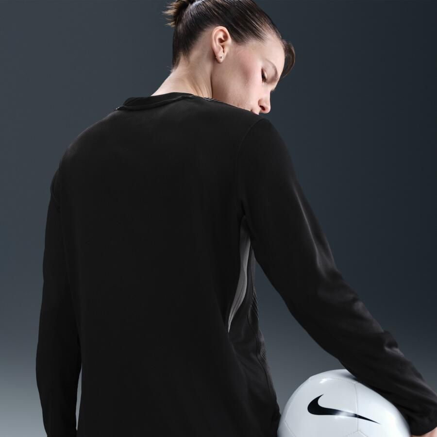 Nike Nederland 2025 26 Stadium Goalkeeper Dri-FIT replicavoetbalshirt met lange mouwen voor dames Zwart
