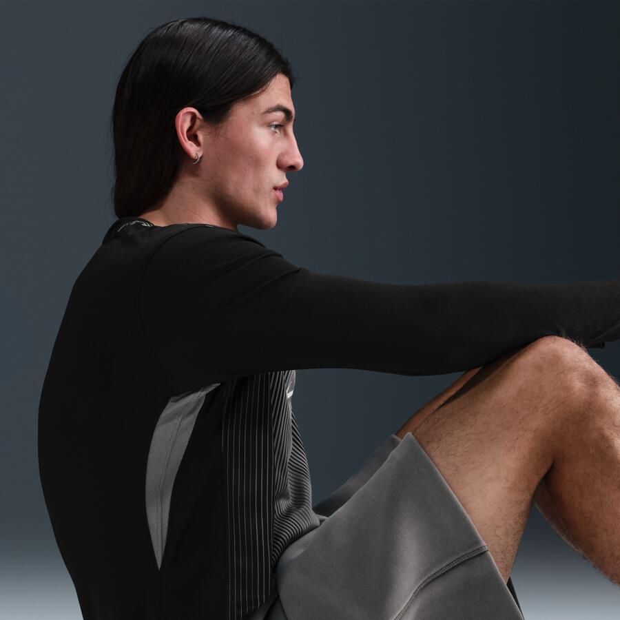 Nike Nederland 2025 26 Stadium Goalkeeper Dri-FIT replicavoetbalshirt met lange mouwen voor heren Zwart - Foto 2