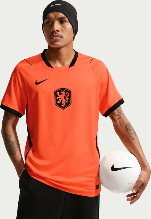 Nike Nederland 2026 Stadium Thuis Dri-FIT replica voetbalshirt voor heren Oranje - Foto 4