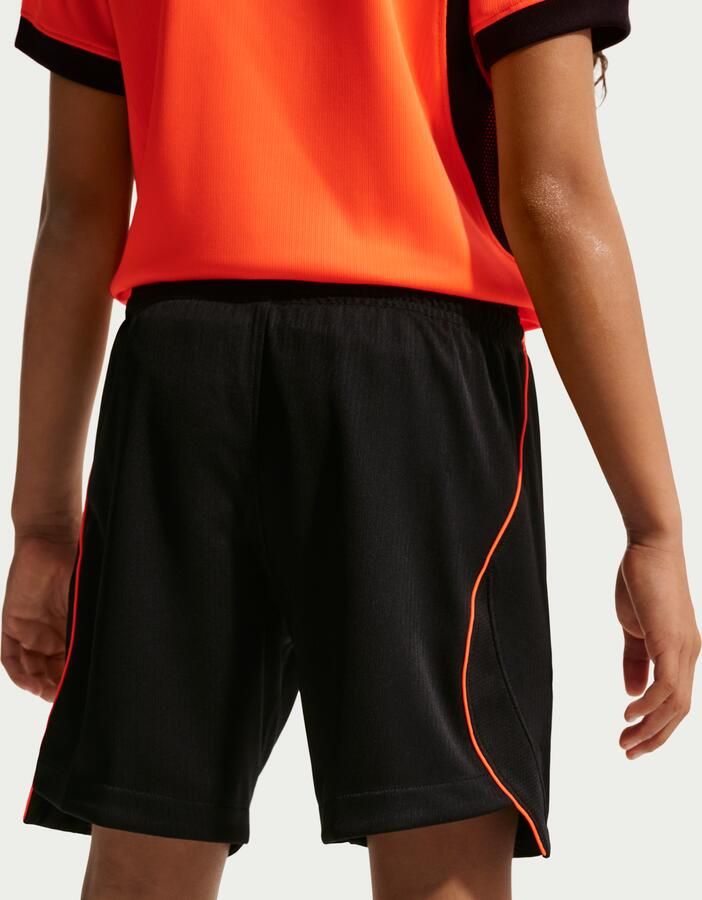 Nike Nederland 2026 Stadium Thuis replica voetbalshorts met Dri-FIT voor kids Zwart - Foto 5