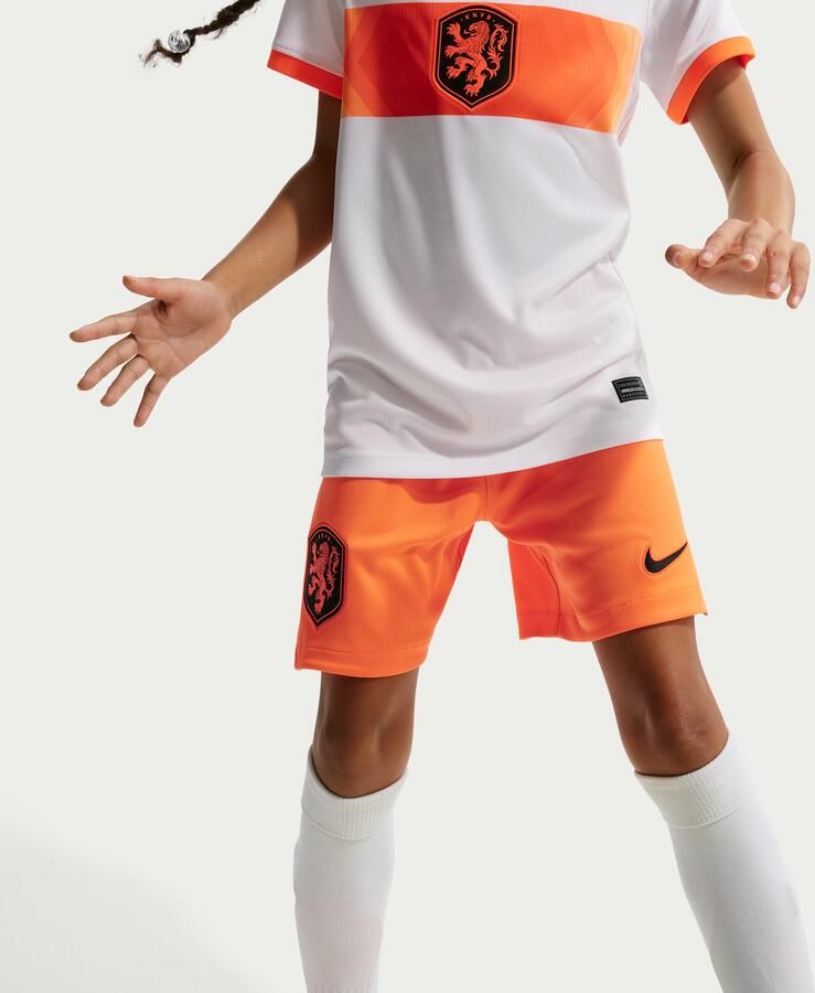 Nike Nederland 2026 Stadium Uit Dri-FIT replica voetbalshorts voor kids Oranje - Foto 5