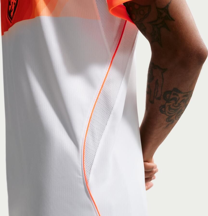 Nike Nederland 2026 Stadium Uit Dri-FIT replicavoetbalshirt voor heren Wit - Foto 3
