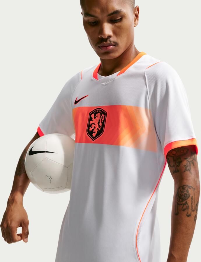 Nike Nederland 2026 Stadium Uit Dri-FIT replicavoetbalshirt voor heren Wit - Foto 4