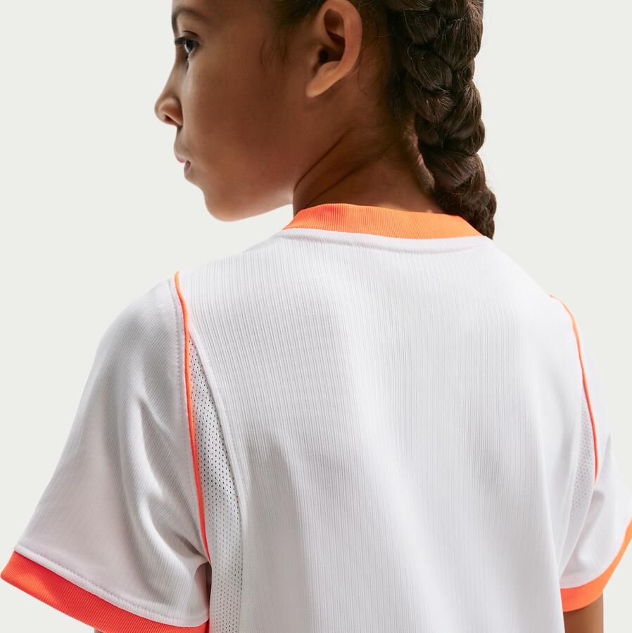 Nike Nederland 2026 Stadium Uit replica voetbalshirt met Dri-FIT voor kids Wit - Foto 6