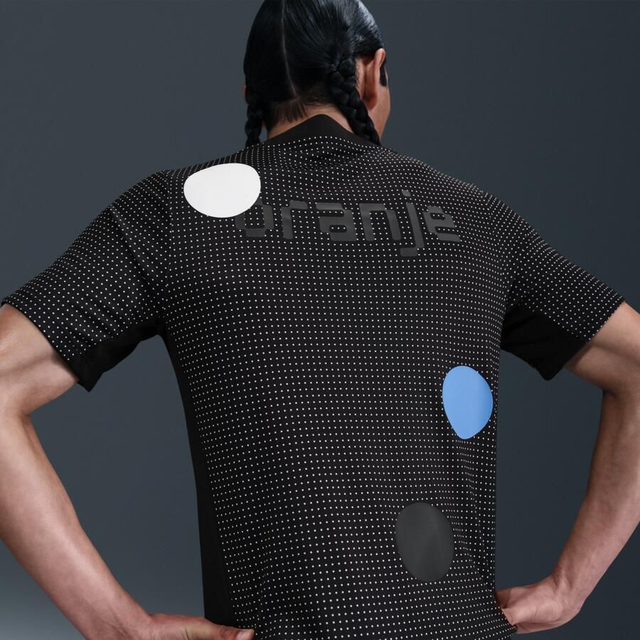 Nike Nederland Academy Pro Dri-FIT warming-uptop met korte mouwen voor heren Zwart