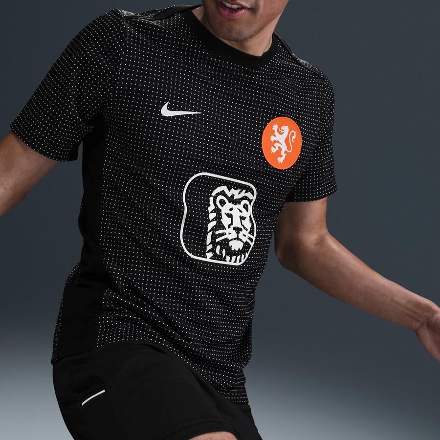 Nike Nederland Academy Pro Dri-FIT warming-uptop met korte mouwen voor heren Zwart - Foto 2