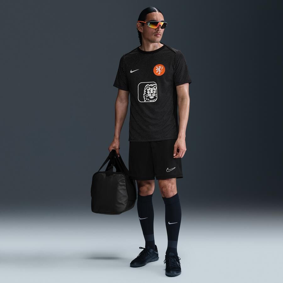 Nike Nederland Academy Pro Dri-FIT warming-uptop met korte mouwen voor heren Zwart - Foto 3