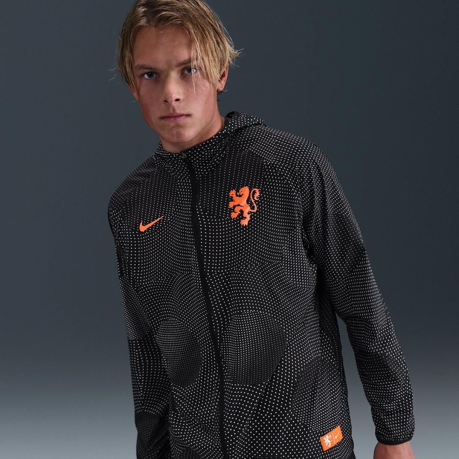 Nike Nederland Aireez voetbaljack met print voor heren Zwart - Foto 4