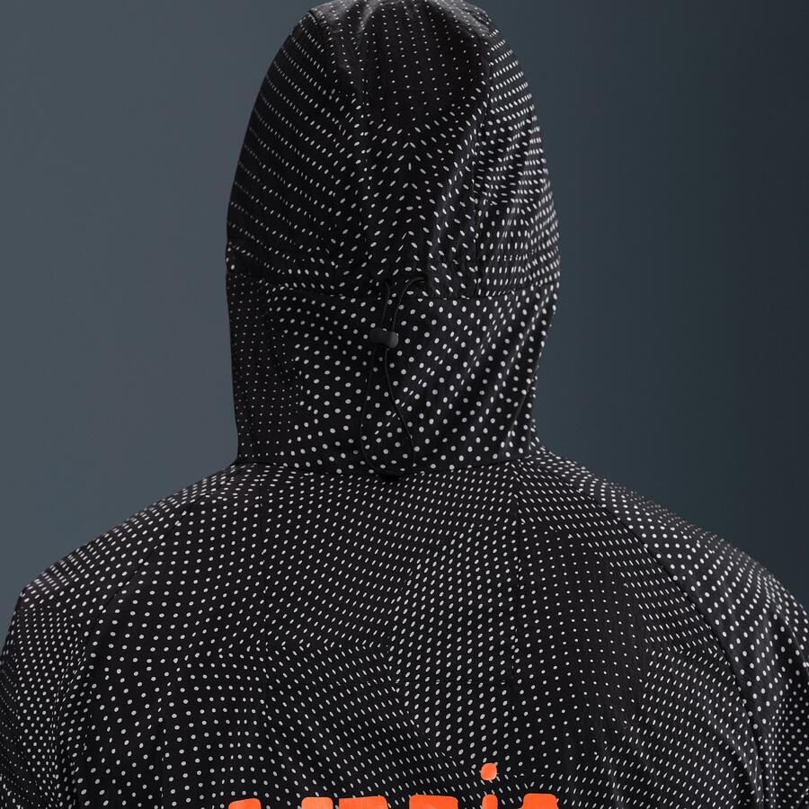 Nike Nederland Aireez voetbaljack met print voor heren Zwart - Foto 1