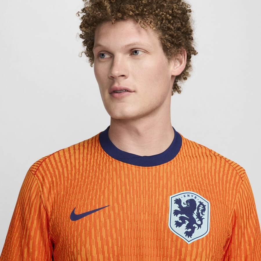 Nike Nederland (herenelftal) 2024 25 Match Thuis Dri-FIT ADV authentiek voetbalshirt voor heren Oranje