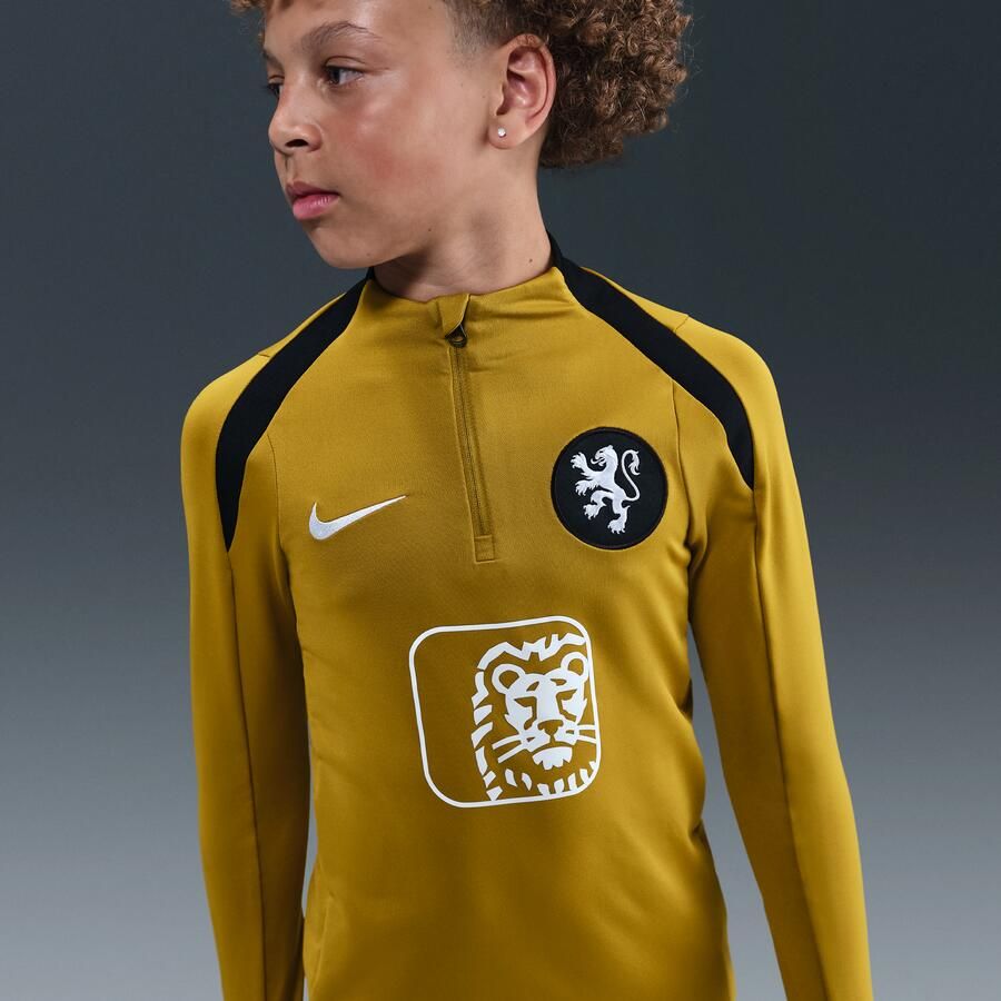 Nike Nederland Strike Dri-FIT voetbaltrainingstop voor kids Bruin - Foto 4