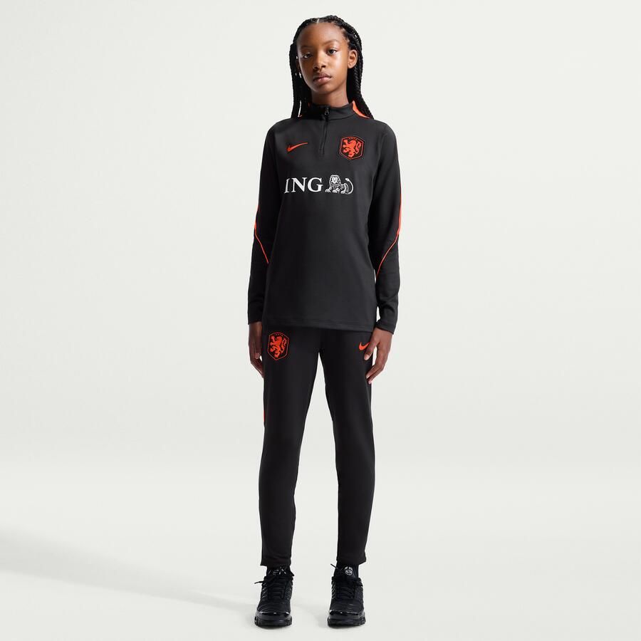 Nike Nederland Strike Dri-FIT voetbaltrainingstop voor kids Zwart - Foto 3