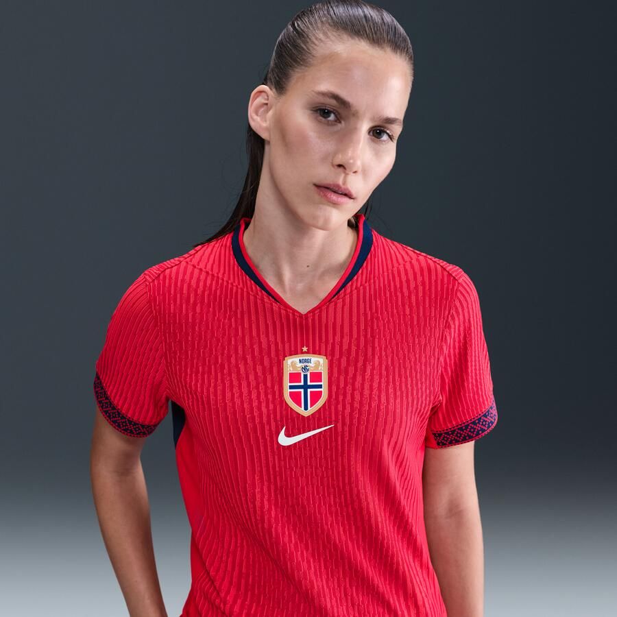 Nike Noorwegen 2025 Match Thuis (vrouwenelftal) Dri-FIT ADV authentiek voetbalshirt voor dames Rood - Foto 4