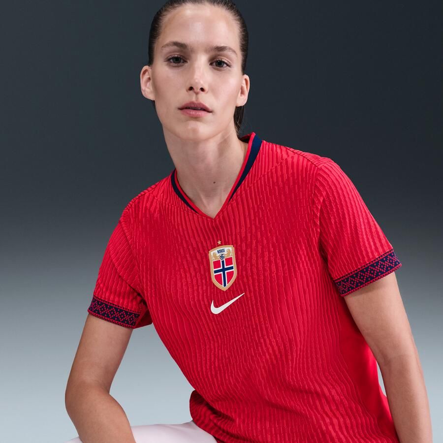 Nike Noorwegen 2025 Match Thuis (vrouwenelftal) Dri-FIT ADV authentiek voetbalshirt voor dames Rood - Foto 2