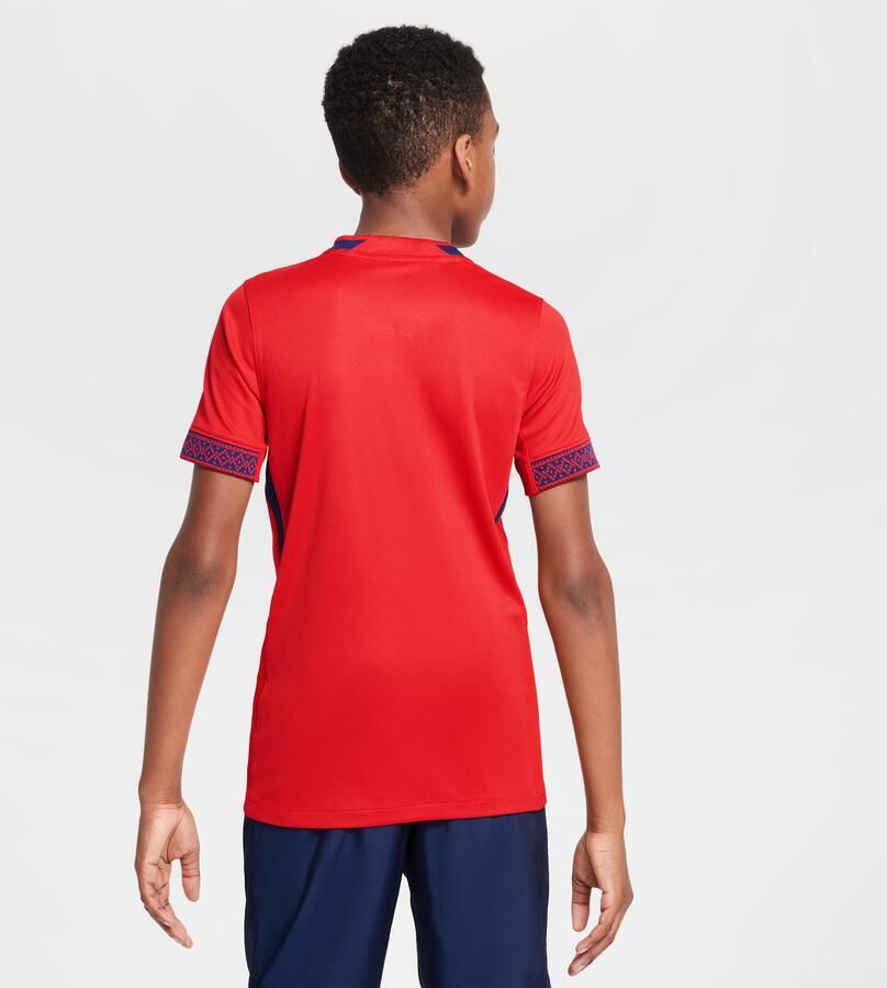 Nike Noorwegen 2025 Stadium Thuis (vrouwenelftal) Dri-FIT replicavoetbalshirt voor kids Rood - Foto 2