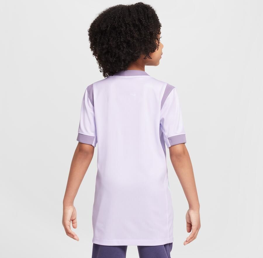 Nike Noorwegen 2025 Stadium Uit (vrouwenelftal) Dri-FIT replicavoetbalshirt voor kids Paars - Foto 3