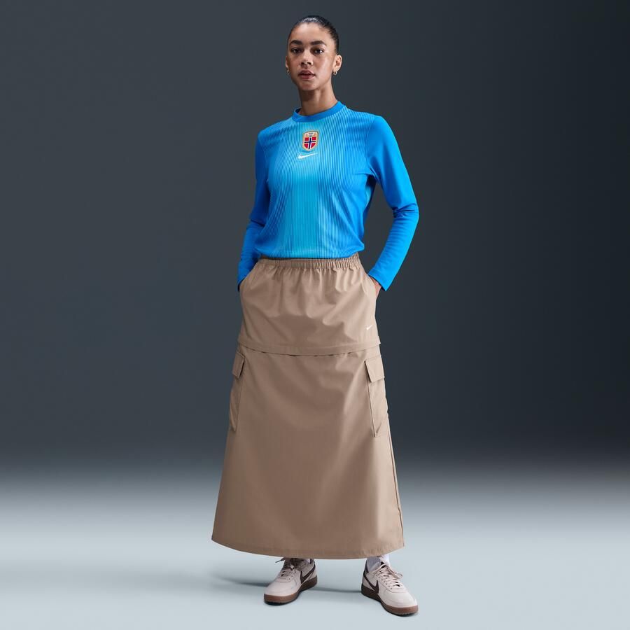 Nike Noorwegen 2025 26 Stadium Goalkeeper Dri-FIT replicavoetbalshirt met lange mouwen voor dames Blauw - Foto 3