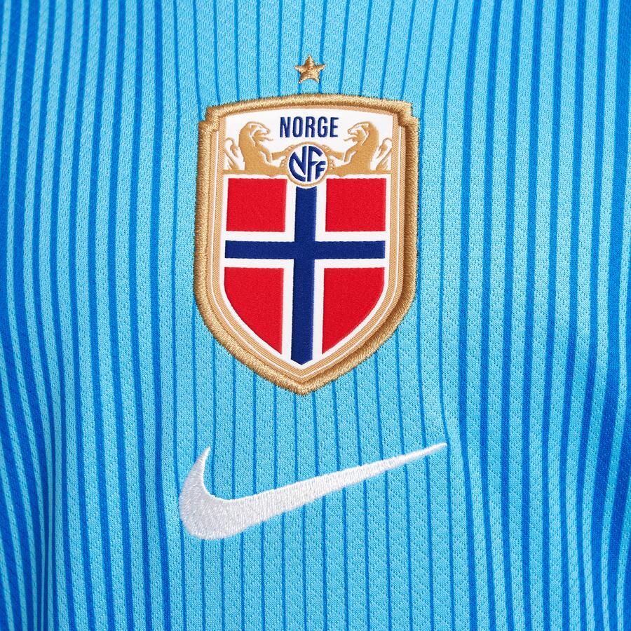 Nike Noorwegen 2025 26 Stadium Goalkeeper Dri-FIT replicavoetbalshirt met lange mouwen voor kids Blauw - Foto 3