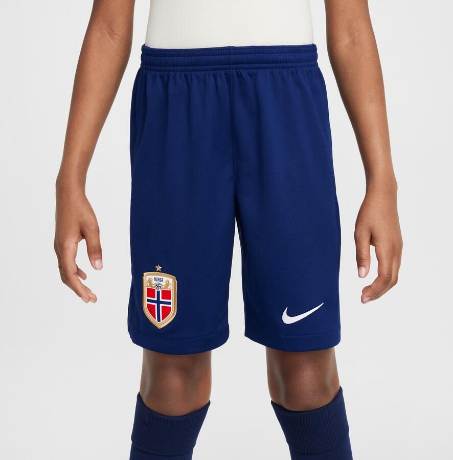 Nike Noorwegen 2025 26 Stadium Thuis Dri-FIT replicavoetbalshorts voor kids Blauw - Foto 3