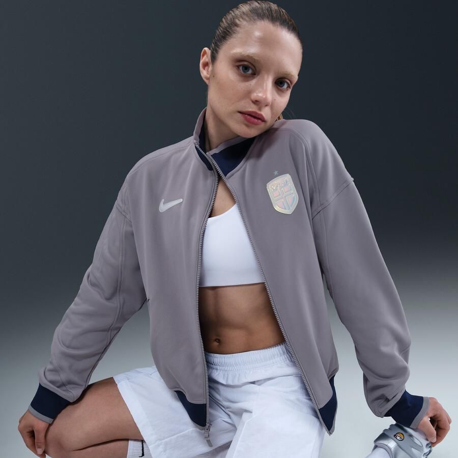 Nike Noorwegen Academy Pro Dri-FIT Anthem voetbaljack voor dames Paars - Foto 2
