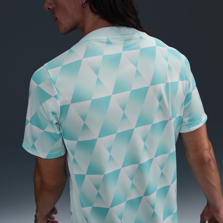 Nike Noorwegen Academy Pro Dri-FIT warming-up voetbalshirt met korte mouwen voor heren Blauw