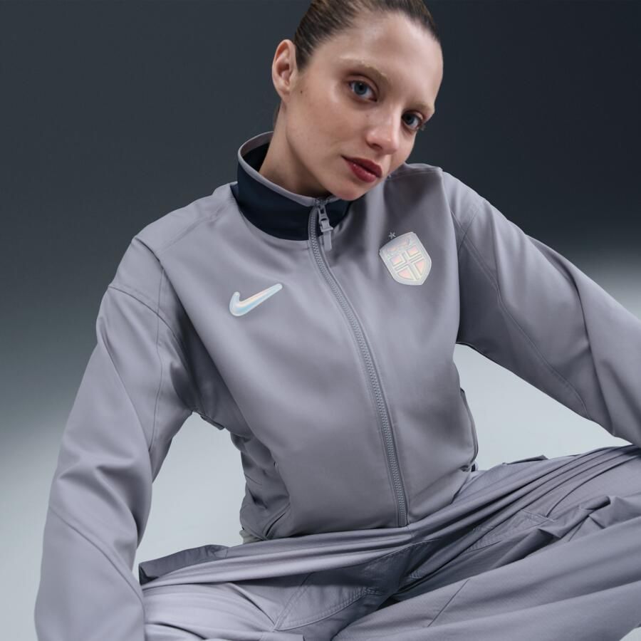 Nike Noorwegen Strike Dri-FIT Anthem voetbaljack voor dames Paars - Foto 2