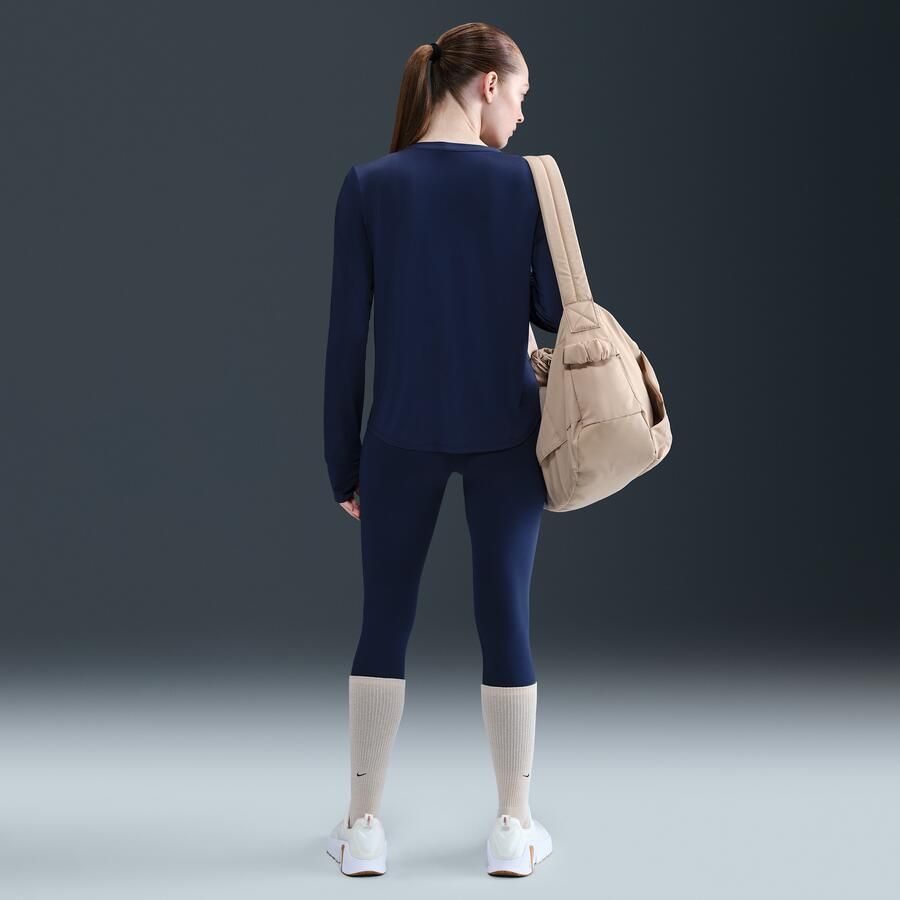 Nike One 7 8-legging met hoge taille voor dames Blauw - Foto 3