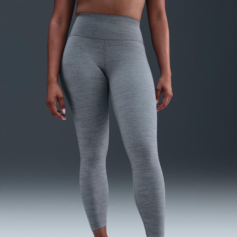 Nike One 7 8-legging met hoge taille voor dames Grijs - Foto 4