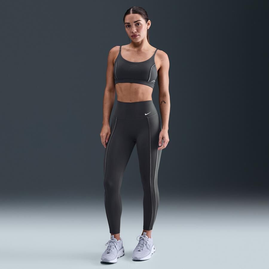 Nike One 7 8-legging met hoge taille voor dames Grijs - Foto 4