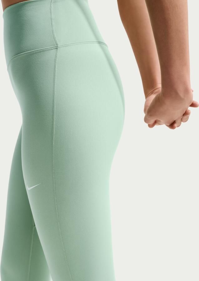 Nike One 7 8-legging met hoge taille voor dames Groen - Foto 3