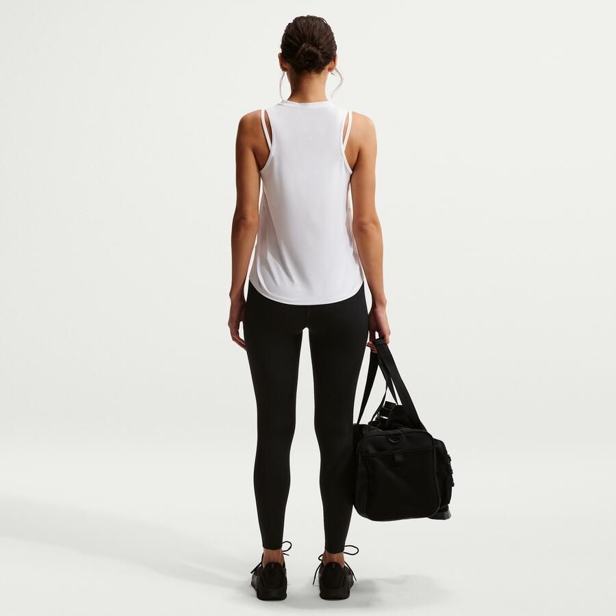 Nike One 7 8-legging met hoge taille voor dames Zwart - Foto 4