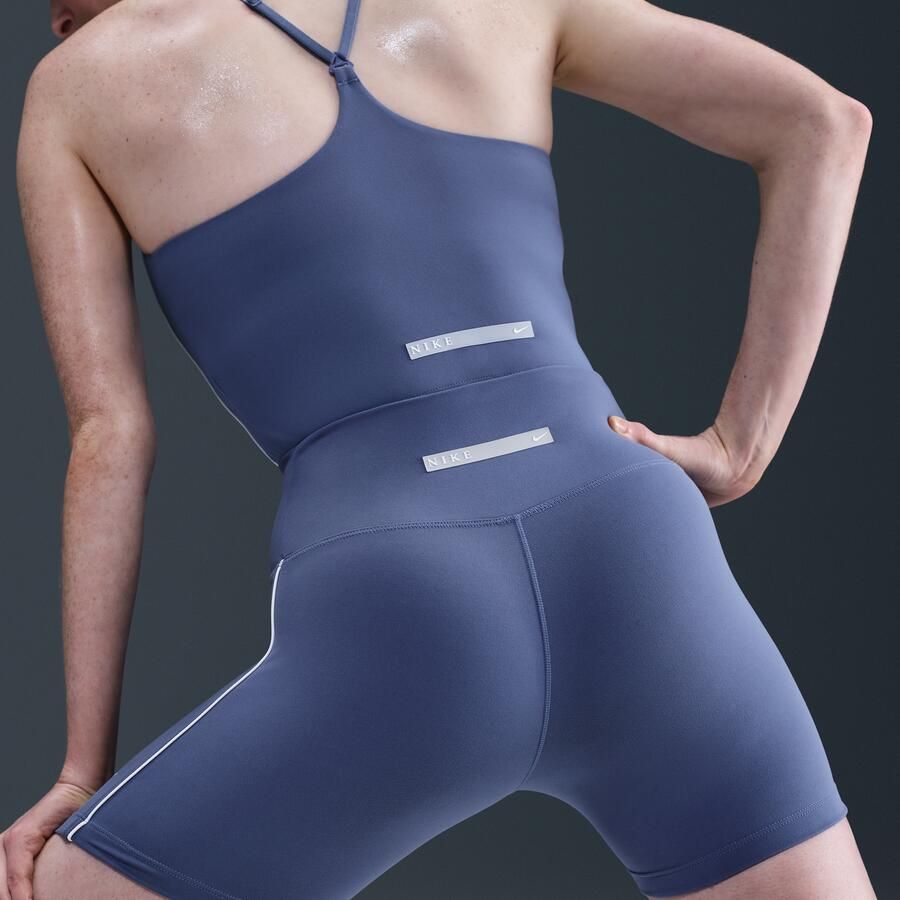 Nike One bikeshorts voor dames (13 cm) Blauw - Foto 2