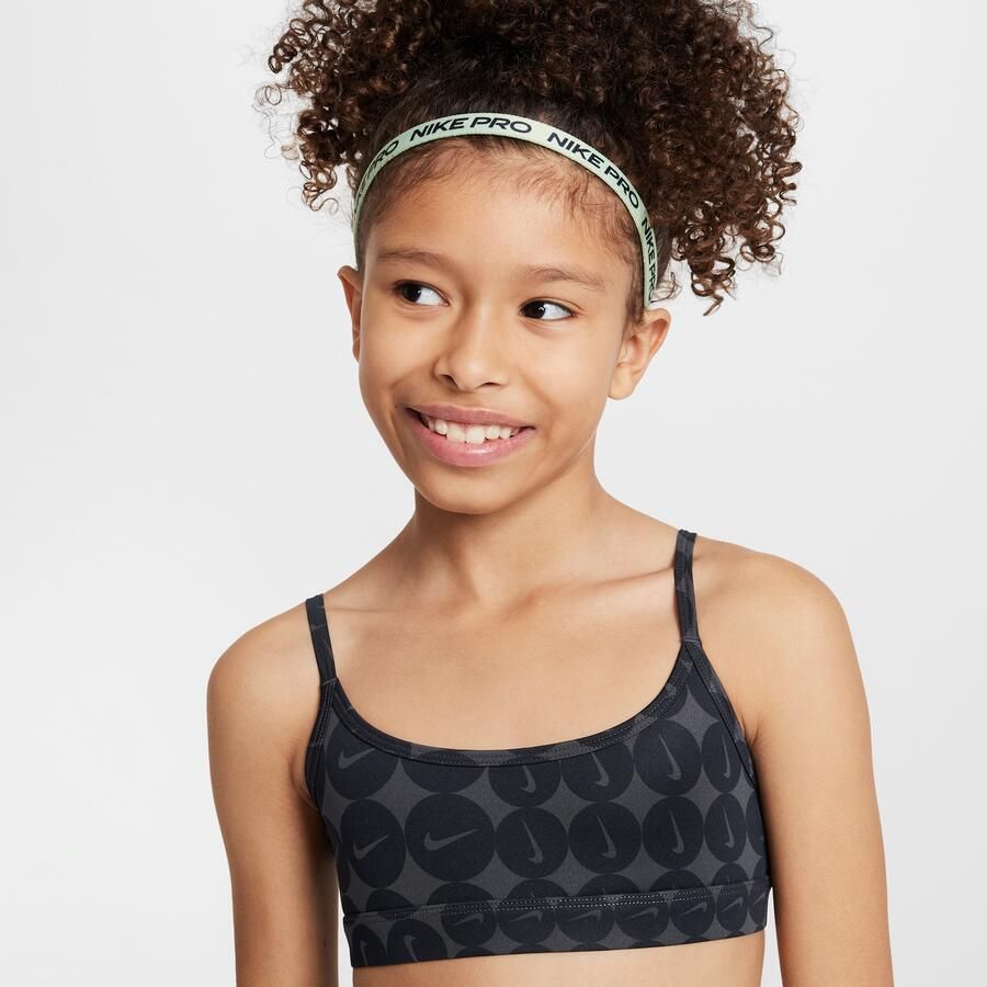 Nike One bralette voor meisjes Zwart