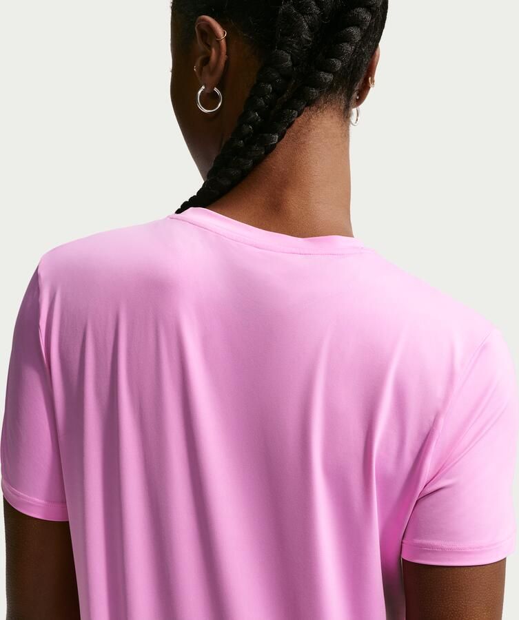 Nike One Classic Dri-FIT damestop met korte mouwen Paars - Foto 4