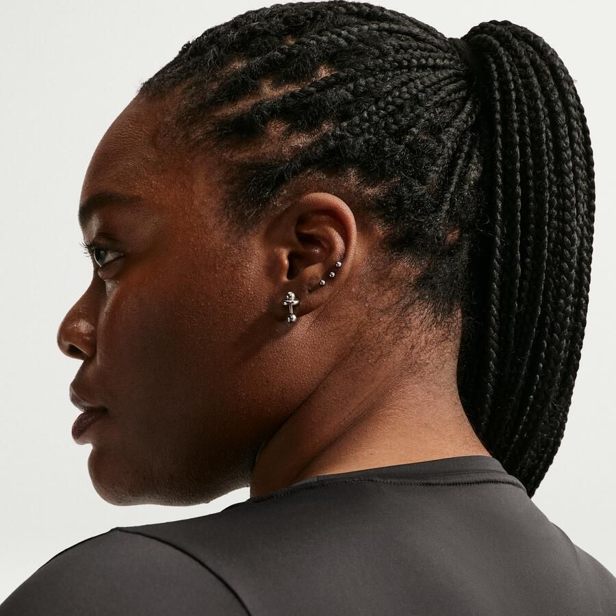 Nike One Classic Dri-FIT damestop met korte mouwen (Plus Size) Zwart