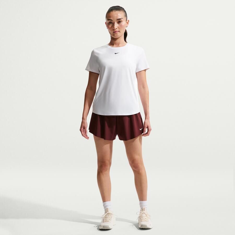 Nike One Classic Dri-FIT damestop met korte mouwen Wit - Foto 2