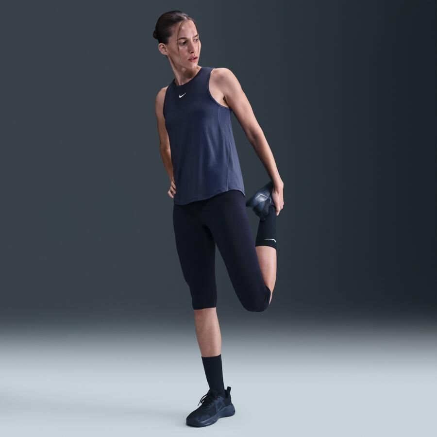 Nike One Classic Dri-FIT tanktop voor dames Blauw - Foto 3