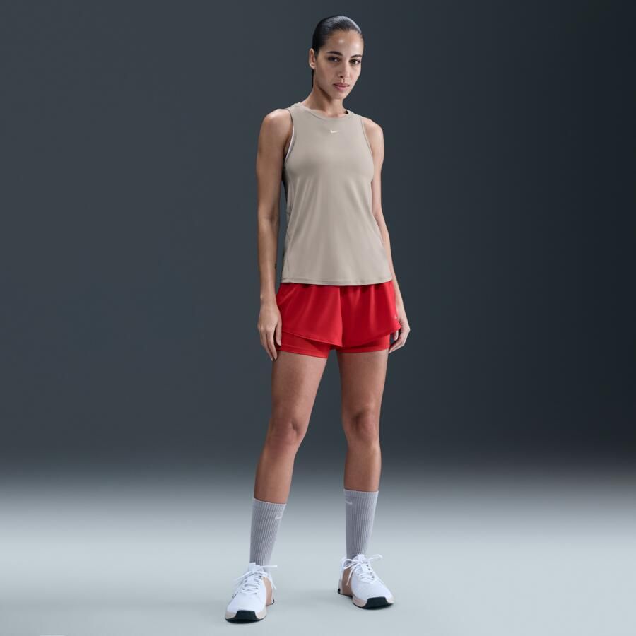 Nike One Classic Dri-FIT tanktop voor dames Grijs - Foto 3