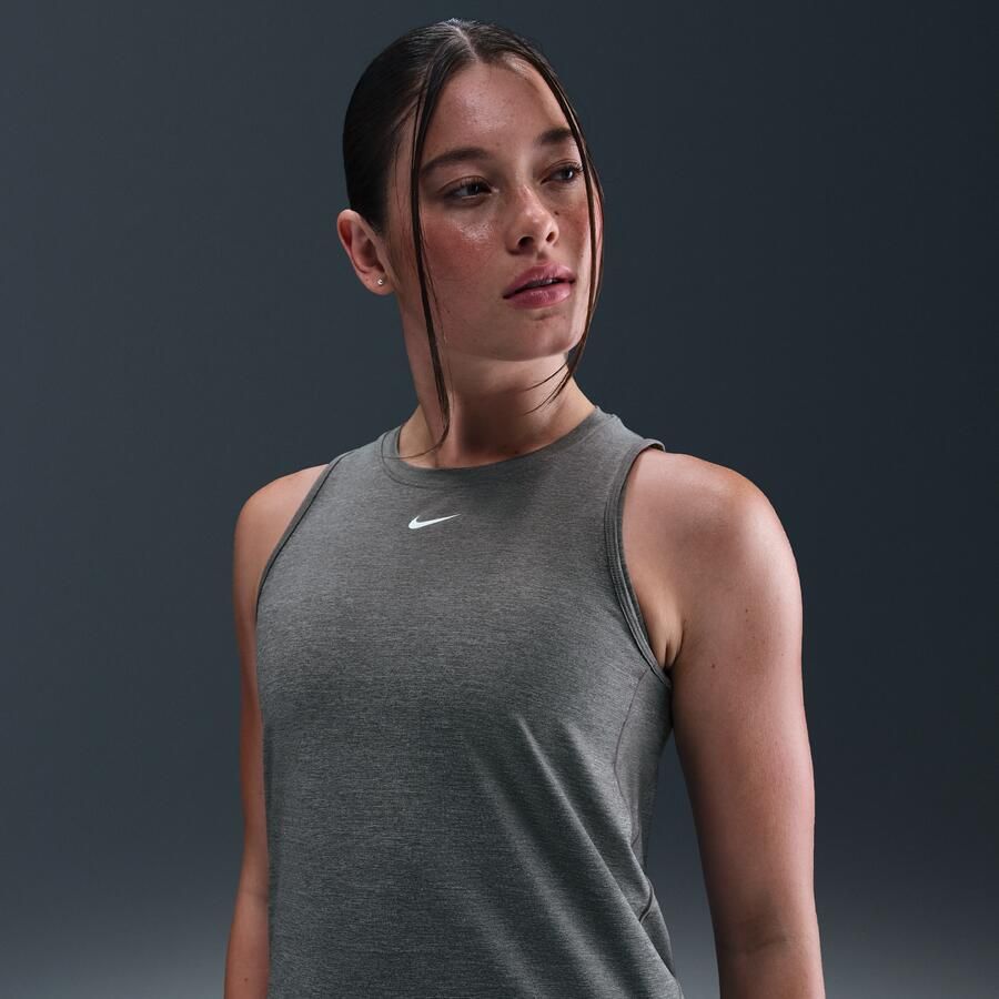 Nike One Classic Dri-FIT tanktop voor dames Grijs - Foto 4