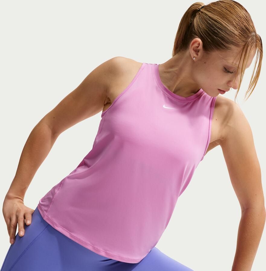 Nike One Classic Dri-FIT tanktop voor dames Paars - Foto 4
