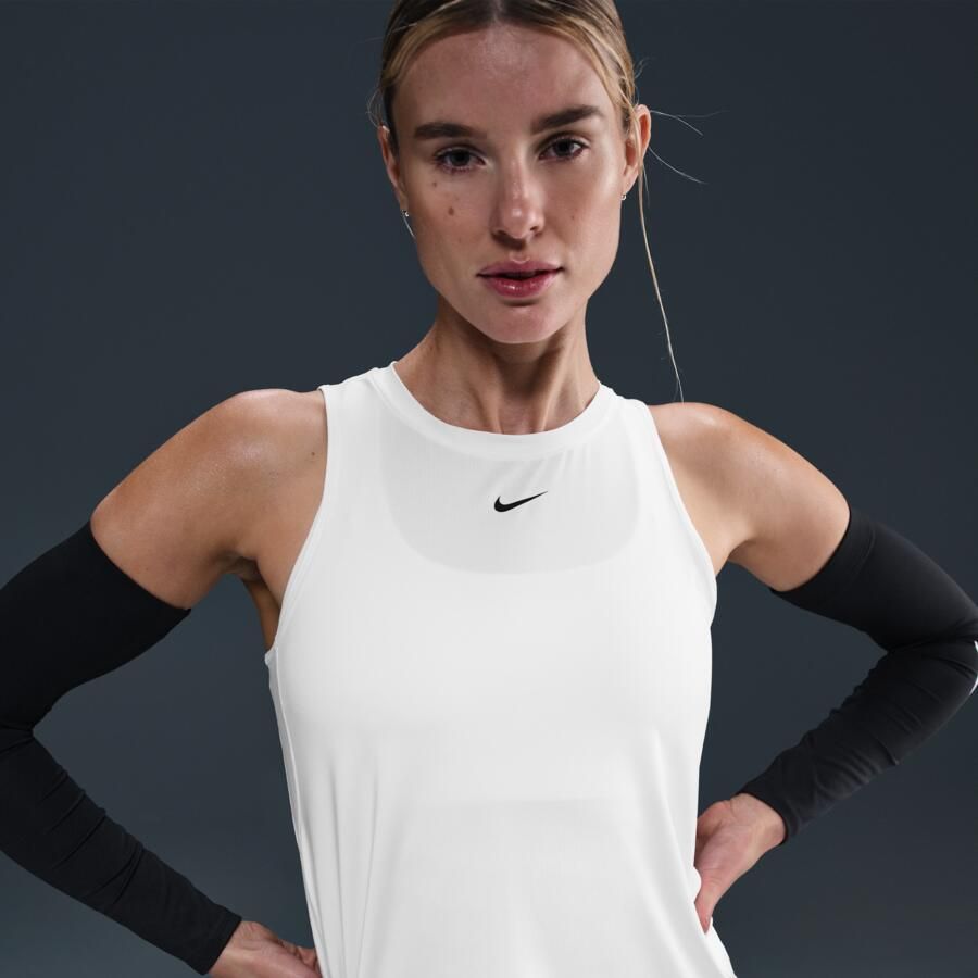 Nike One Classic Dri-FIT tanktop voor dames Wit - Foto 4