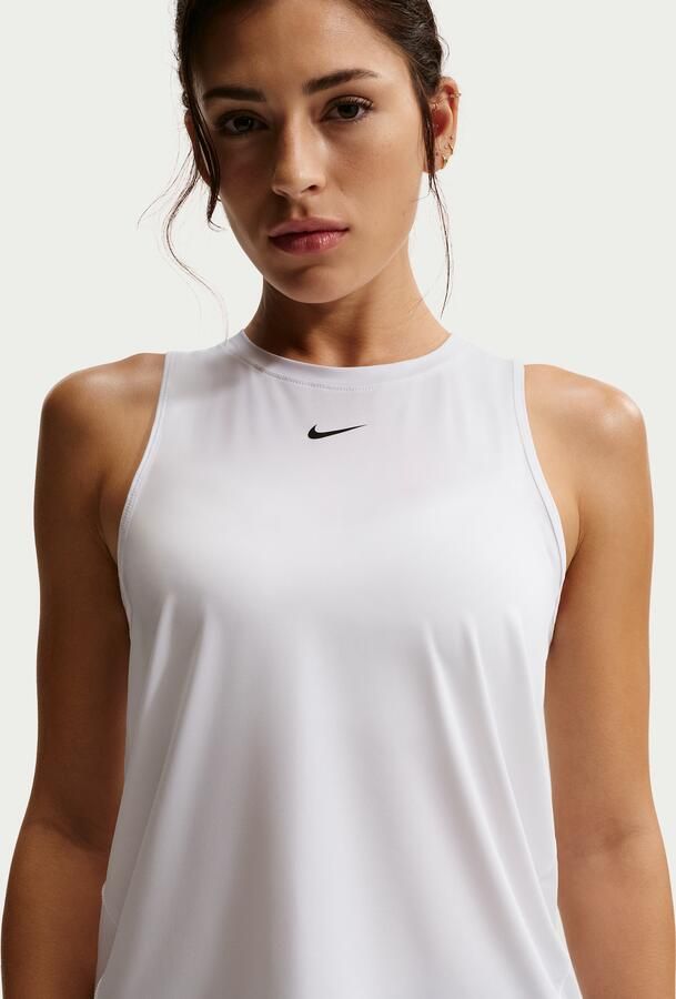 Nike One Classic Dri-FIT tanktop voor dames Wit - Foto 4
